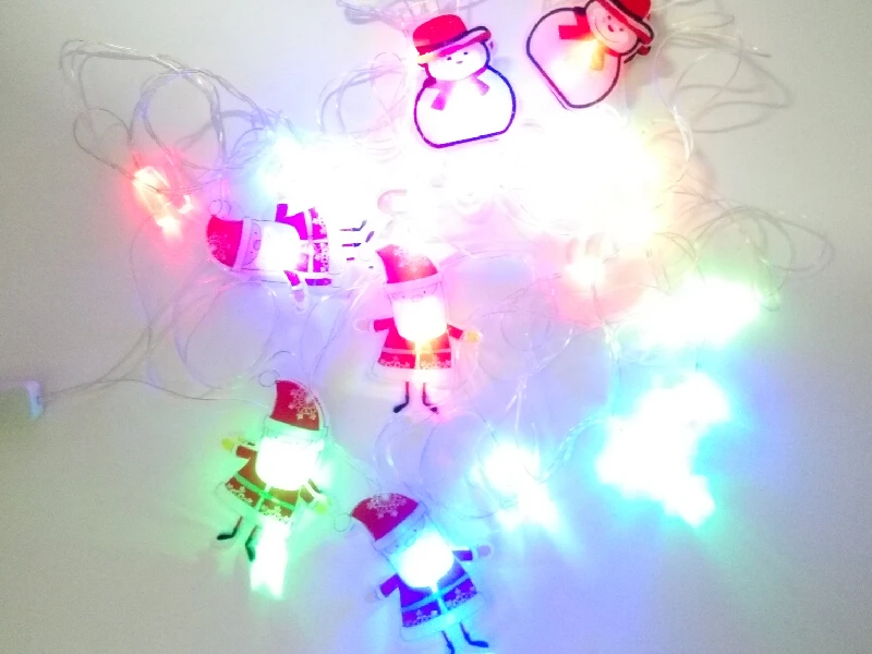 Рождественская светодиодная гирлянда с лампочками 4 м 110 ~ 220 в переменного тока 20
