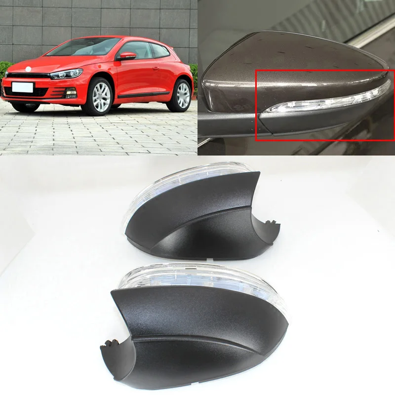 

Brand New Turn Signal Light Side Mirror Assemble Indicator w/ Puffle Lamp For VW Scirocco 2009-2016