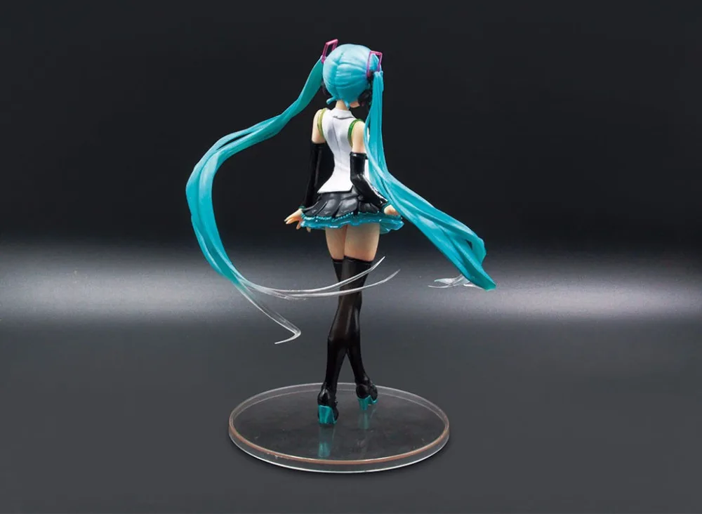 Бесплатная доставка 8 &quotАниме Vocaloid Hatsune Мику atshne V4X коробку 20 см ПВХ фигурку