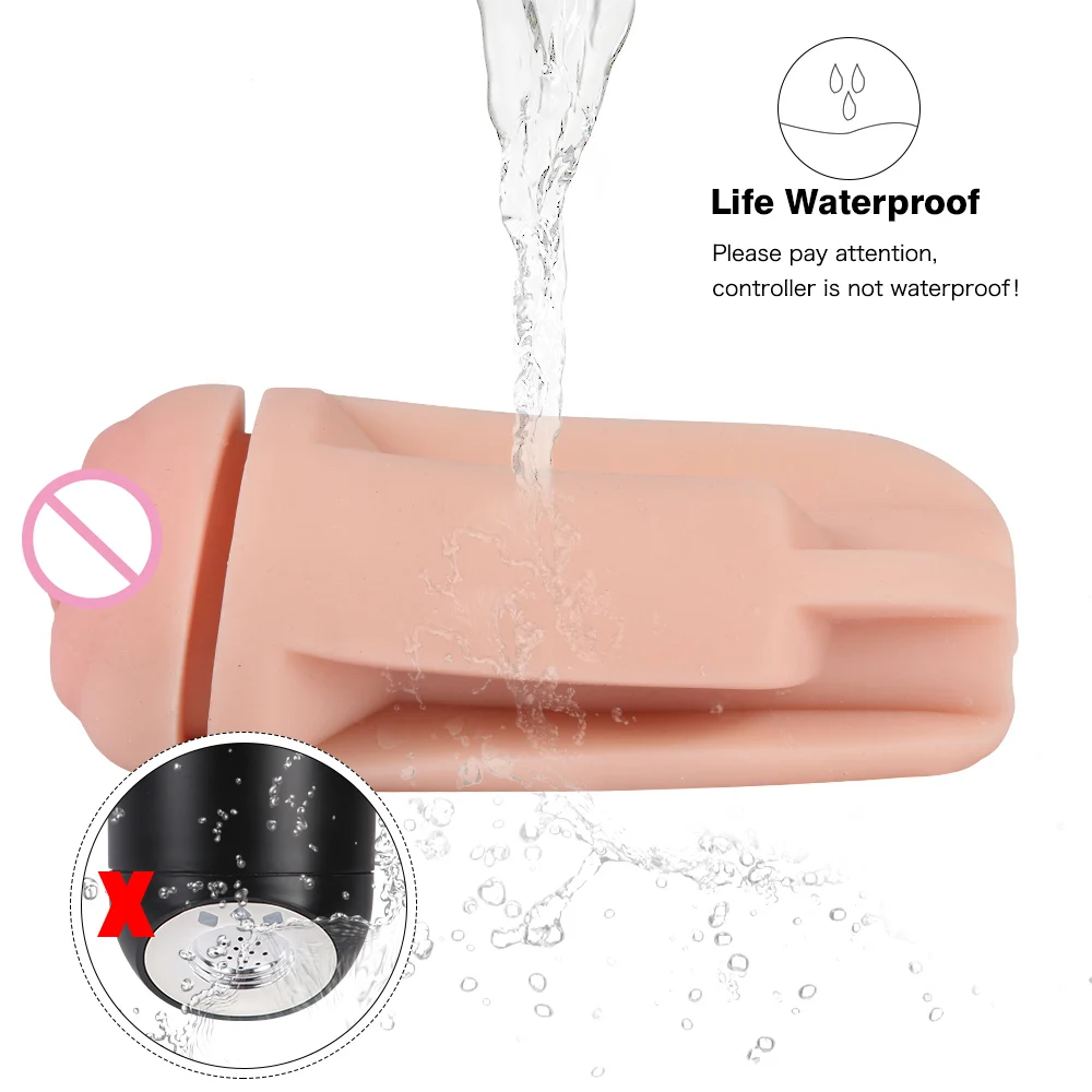 Реалистичный Вагина мастурбатор для мужчин мягкий TPR плотная киска эротический