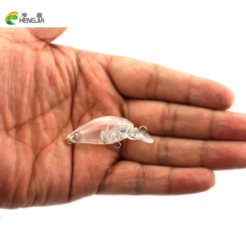 100 шт. 3 г 4 7 см неокрашенные приманки Crankbait Iscas Artificiais ABS пластиковая жесткая