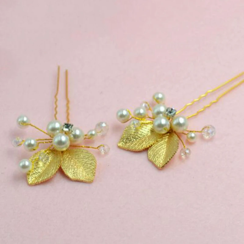 Классические трендовые заколки для волос в стиле барокко панк золотого цвета с