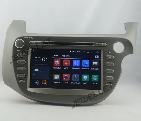 Восьмиядерный IPS экран Android 9 0 автомобильный DVD GPS Радио Навигация для Honda fit Jazz