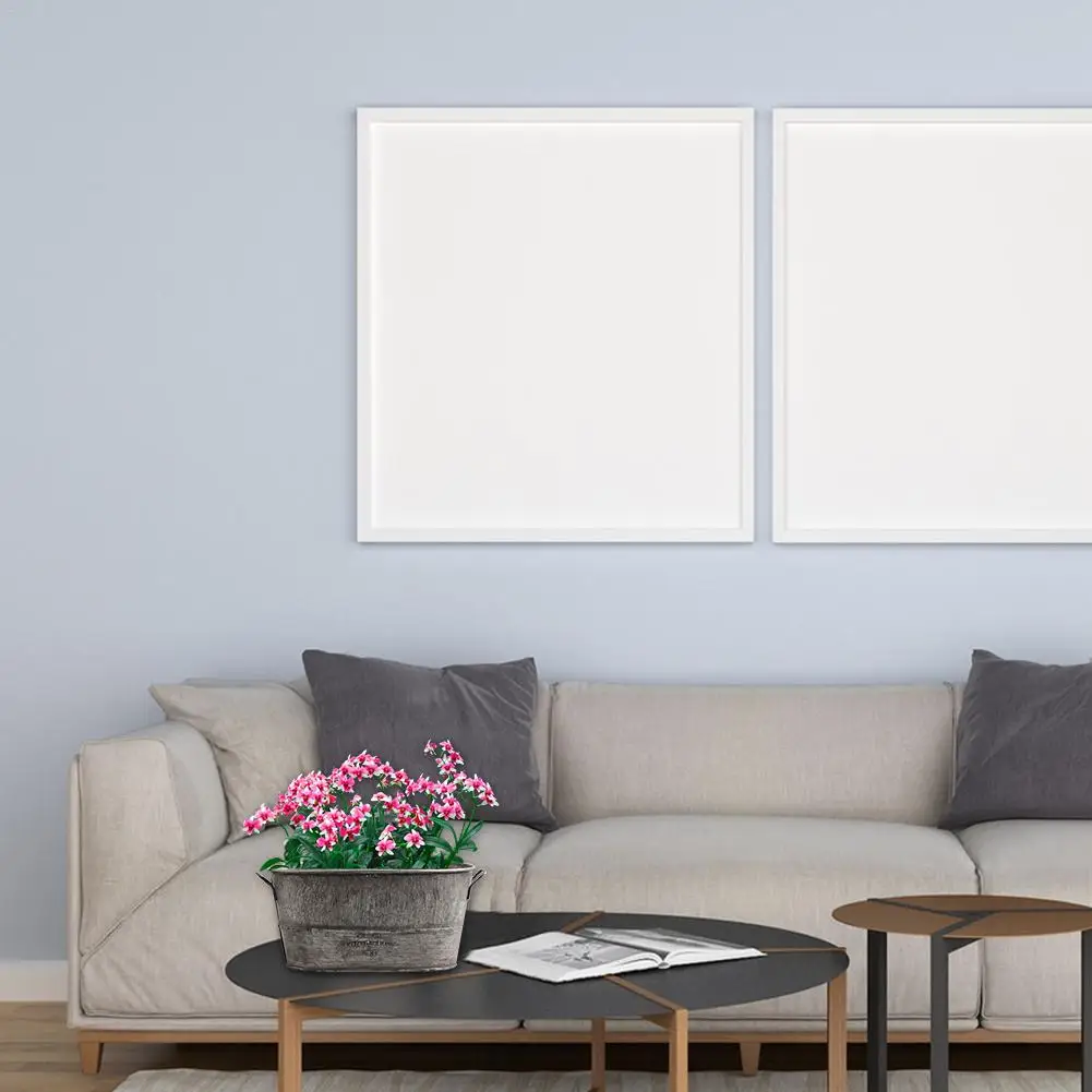 1 шт. Ретро оцинкованной стали горшок для растений украшения ящик комнатных