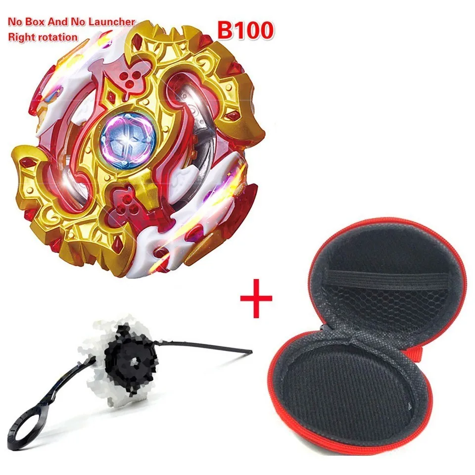 B100 Волчок Beyblade BURST B-133 B131 с пусковым устройством Bayblade Bey blade металл пластик Fusion 4D Подарочные игрушки для детей - Цвет: B100