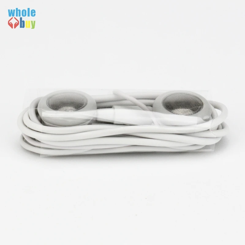 100 шт/партия модные 3 5 мм белые наушники гарнитура с микрофоном громкой связи для
