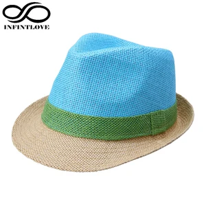 LUCKYLIANJI Fashion Chapeu Candy Color Fluorescence Men Women Fedora Jazz Cap Beach Summer Casual Sun Panama Hat(One Size:57cm) LUCKYLIANJI Fashion Chapeu Candy Color Fluorescence Men Women Fedora Jazz Cap Beach Summer Casual Sun Panama Hat(One Size:57cm)