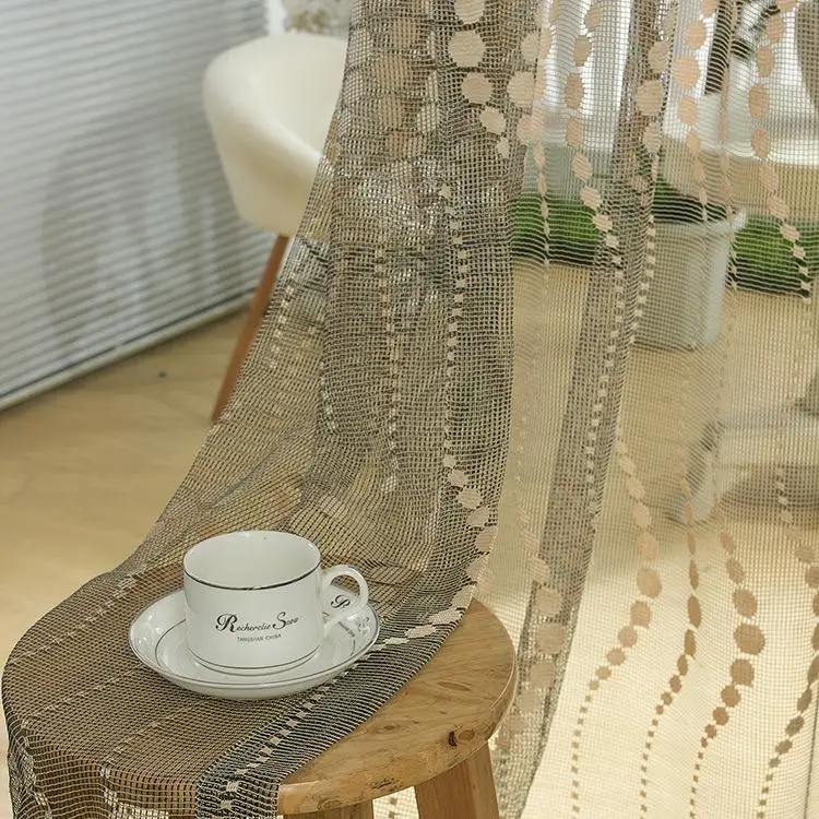 NAPEARL новые дышащие декоративные тюлевые занавески для спальни балконные