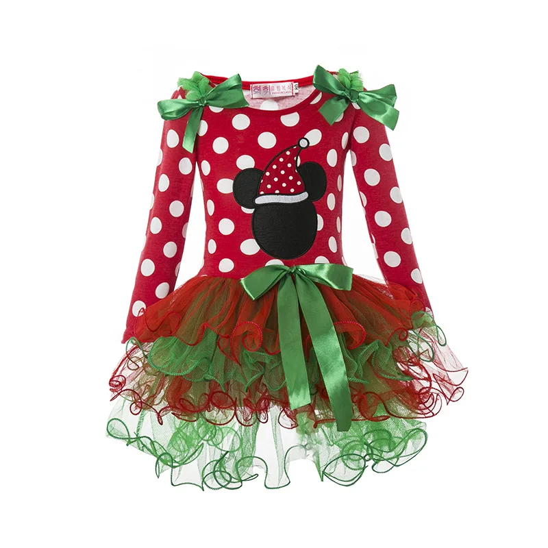 Осеннее платье для девочек Рождественская одежда малышей новые детские
