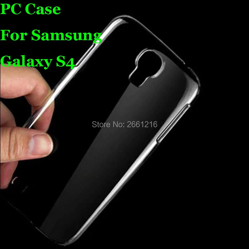 S4 i9500 Жесткий ПК чехол ультра тонкий прозрачный жесткий пластиковый Защитная