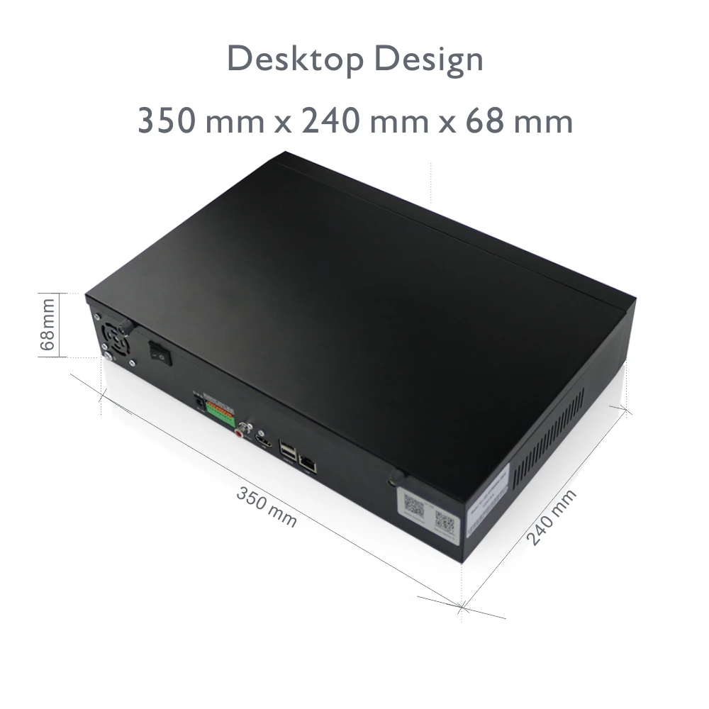 Муравьи 4CH 8CH 16CH H.265 4 К (8MP) Onvif NVR Поддержка 2x6 ТБ SATA HDD с AEEye смартфон Посмотреть