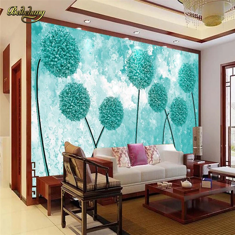 

beibehang Dandelion Photo Wallpaper 3D Mural Living Room murals Wall Papers Home Decor Papel De Parede 3D wall paper roll