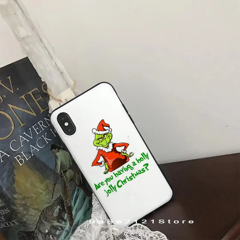 Babaite theGreen ofMonster Grinch Рождественский чехол для телефона iPhone X XSMAX 6 6S 7 7plus 8 8Plus 5 5S XR 10 Case11 11pro 11promax