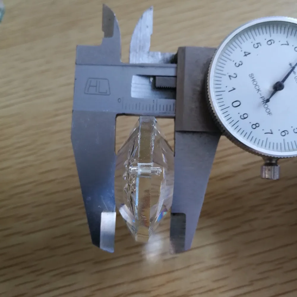 100 шт. 50 мм ясно Освещение PRISM кулон Хрустальная люстра Блеск de cristal падение Suncatchers для нити гирлянды