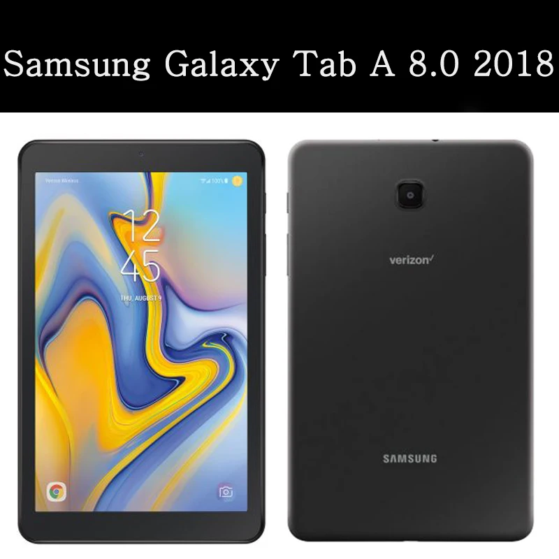 QIJUN планшет флип чехол для Samsung Galaxy Tab A 8 0 2018 кожаный fundas Защитный Мягкий