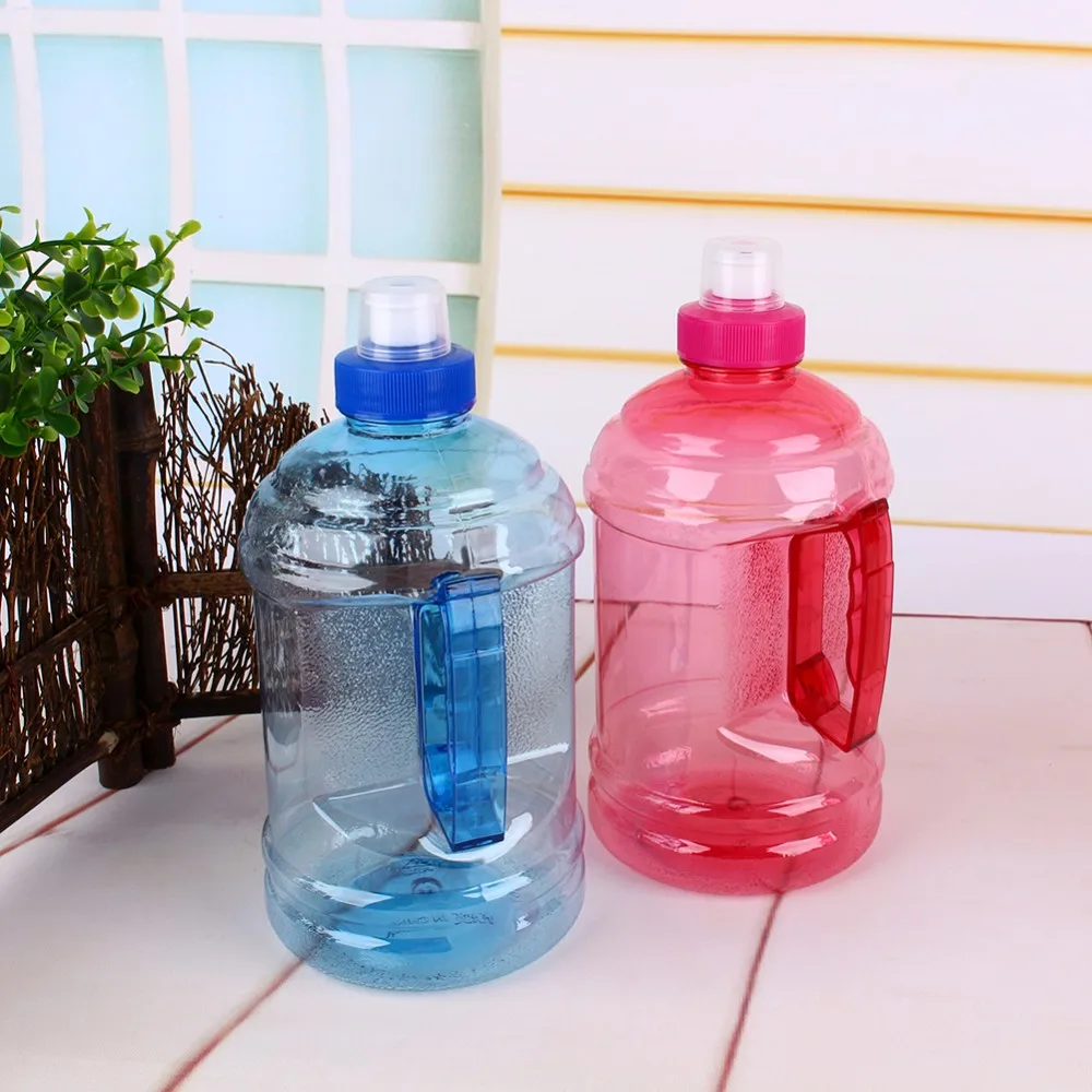 1Л/2л большие спортивные тренировочные вечерние бутылки для воды с крышкой чайник Спортивная бутылка для воды