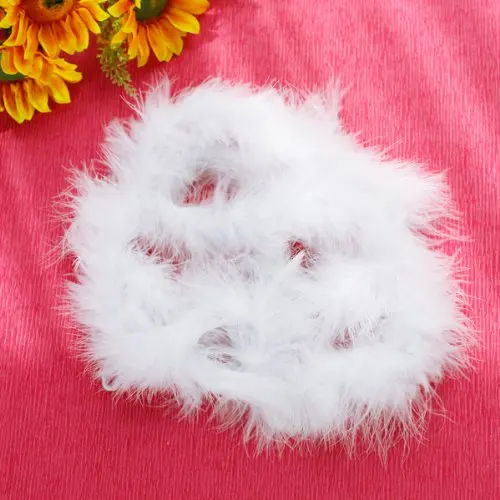 Горячая 6 футов Боа Из Перьев Марабу для дивы ночной чай вечерние свадебные-белый