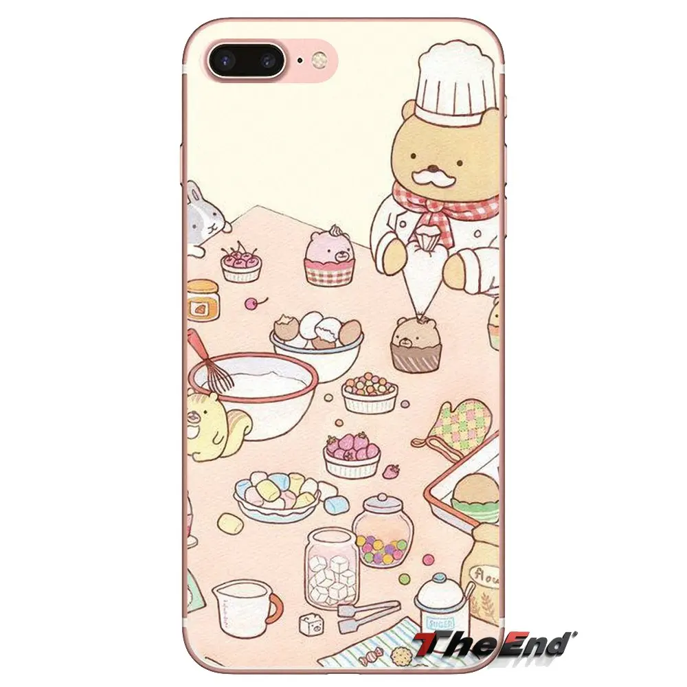 For LG Spirit Motorola Moto X4 E4 E5 G5 G5S G6 Z Z2 Z3 G2 G3 C Play Plus Mini sumikko gurashi Art wallpaper Silicone Shell Cover |