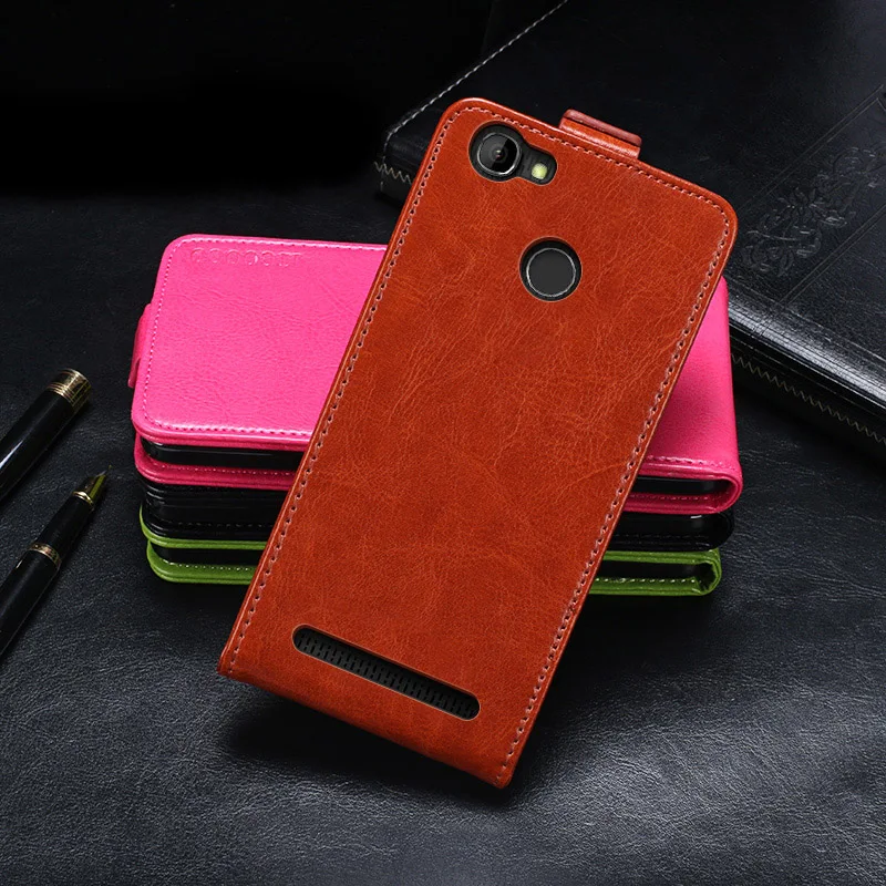 Itgoogo для Homtom HT50 чехол 5 дюймов Высокое качество искусственная кожа флип сумка