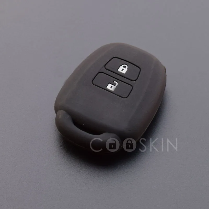 Силиконовый чехол для автомобильного ключа Toyota Yaris Camry Corolla Echo RAV4 Prado Highlander Reiz Remote