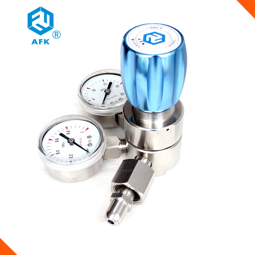 Регулятор давления воздуха из нержавеющей стали 316L 1/4 дюйма|pressure regulator|regulator