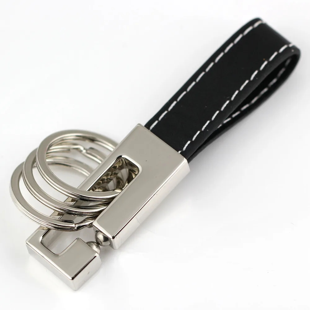 

3 keyrings genuine leather keychain car key chain key holder high quality sleutelhanger chaveiro llaveros hombre