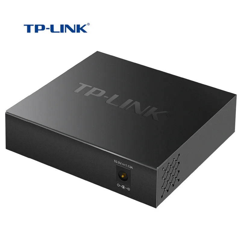 TP Link 5 пост гигабитный стальной PoE коммутатор умный 53. 5VDC/1.13A мощность по Ethernet 57 Вт
