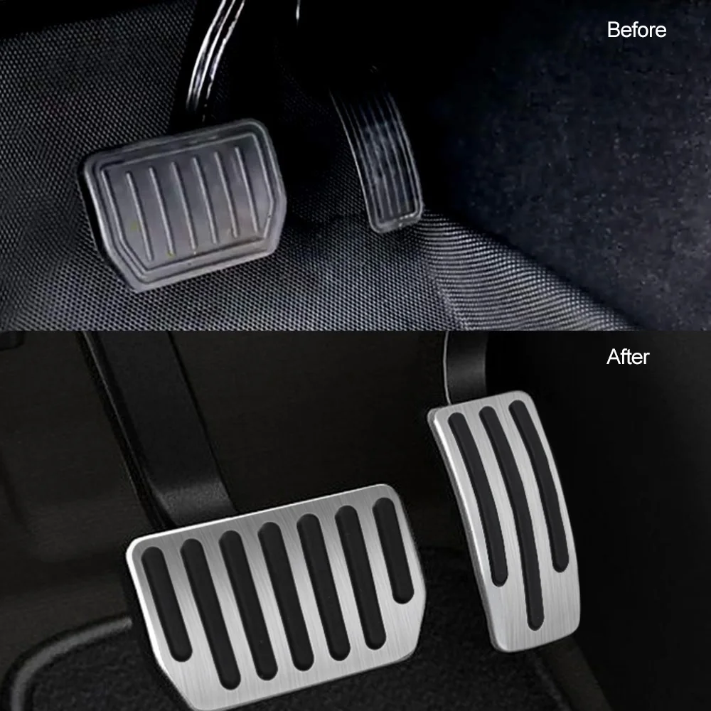 Противоскользящая педаль тормоза для Tesla Model 3 без бурения газового топлива ног