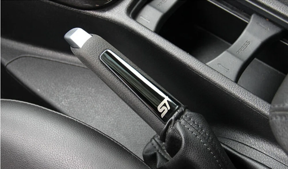 Наклейки на ручки ручного тормоза из нержавеющей стали для Ford Focus 2 3 4 2008-2012 2013 аксессуары
