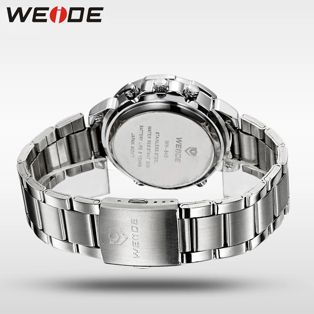 WEIDE Мужчины Мода Наручные Часы Военный Роскошные Известный Бренд мужской