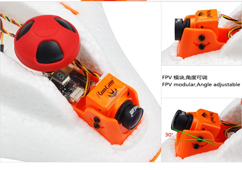 LDARC летающее крыло 800X768 мм размах крыльев с фиксированным крылом Дрон FPV Racer EPO комплект/PNP/FPV версия Swift Mini