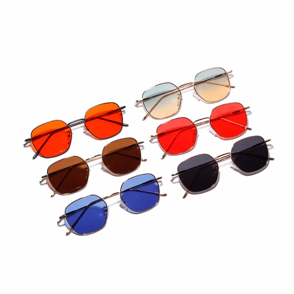 

Joubas Retro Oval Sunglasses Women/Men 2018 Metal Small Frame Sun glasses Red Vintage Eyeglasses Brand Designer gafas de sol 86