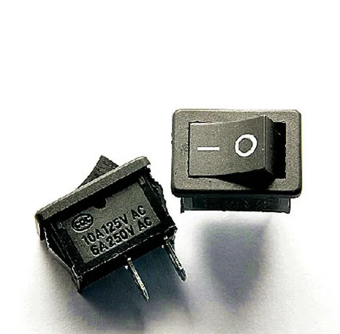 2016 хит продаж 5 шт. AC 250V 6A 2 Pin ВКЛ/ВЫКЛ I/O SPST оснастка в мини лодке кулисный
