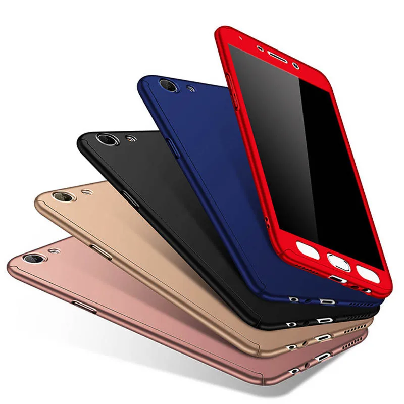 Luxury 360 Full Cover Shockproof Phone Case For OPPO F3 F5 F7 F1S R7 R7S R9 R9S R11 R11S Plus R15 Dream F9 + Tempered Glass |