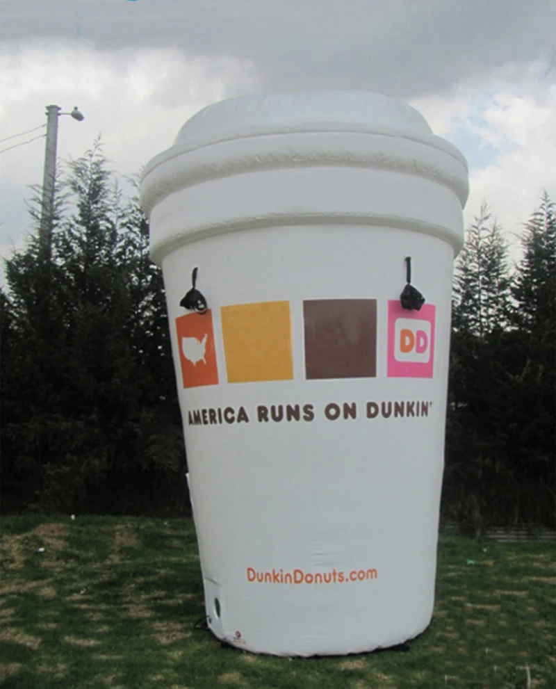 Рекламная копия продукта надувная кружка для открытия магазина с рекламным