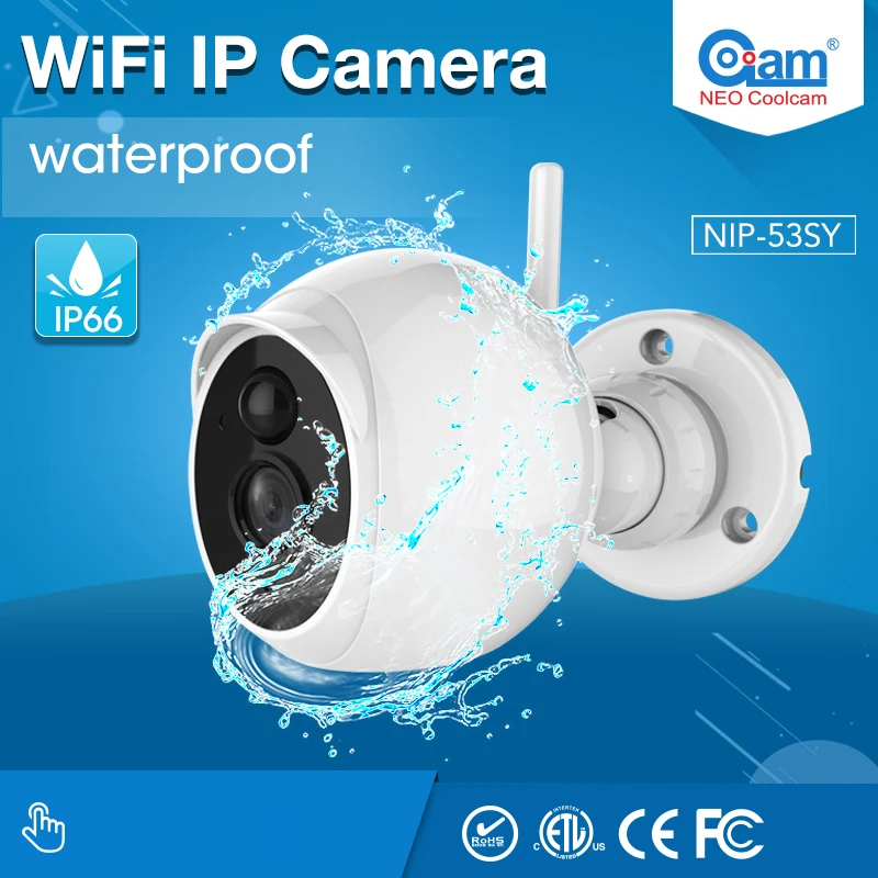 НЕО Coolcam nip-53sy/SH мини открытый Водонепроницаемый Full HD Беспроводной IP Камера 1080 P Wi-Fi