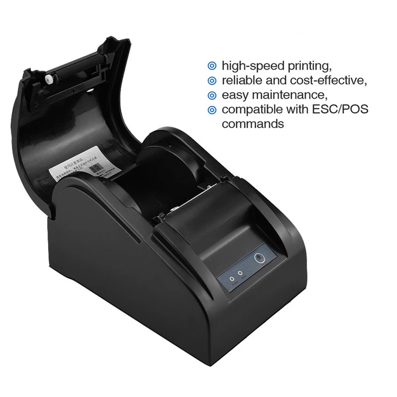 NETUM NT-1890T 58 мм Термопринтер USB Bluetooth термопринтер RS232 POS принтер для ресторана и супермаркета