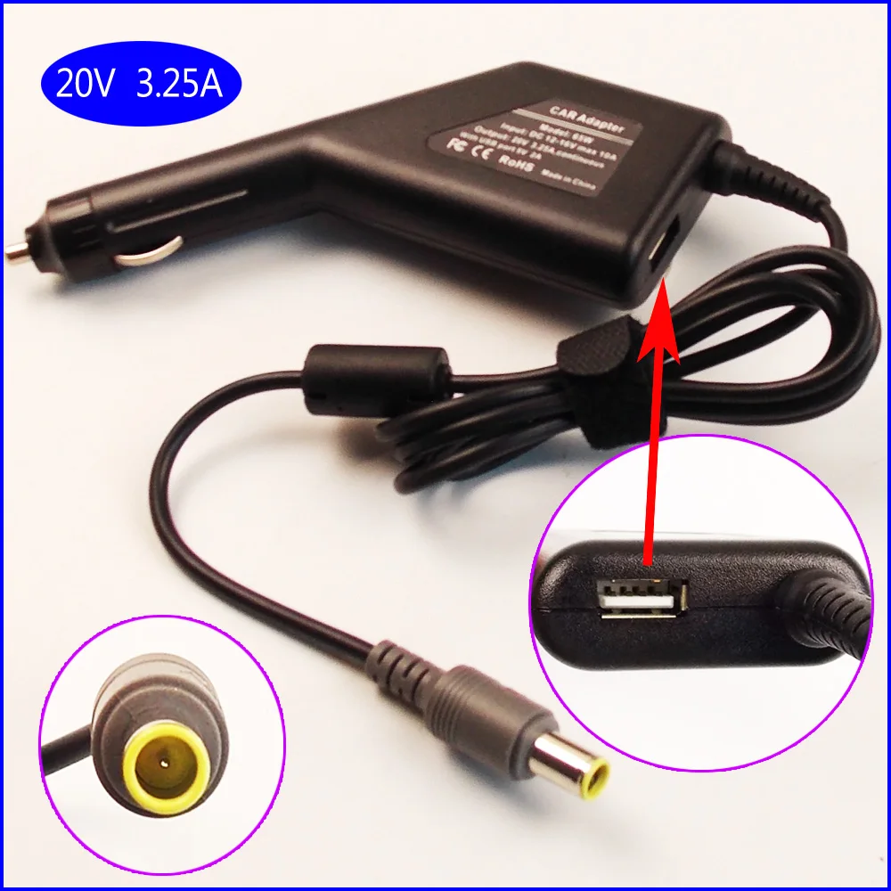 Адаптер постоянного тока для ноутбука 20 в 3 25 а источник питания + USB IBM Lenovo Thinkpad T61