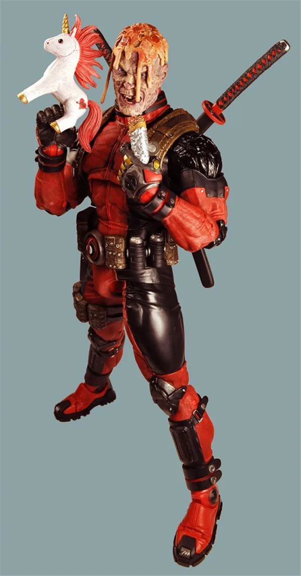 NECA 1/4 масштаб конечной боевик Дэдпул фигурки Marvel Hero коллекционные игрушки 45 см
