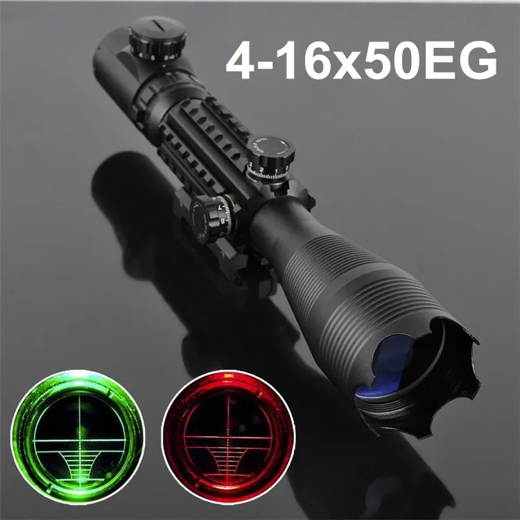 Бесплатная доставка пневматическая винтовка 4 16x50EG Красная Зеленая точка
