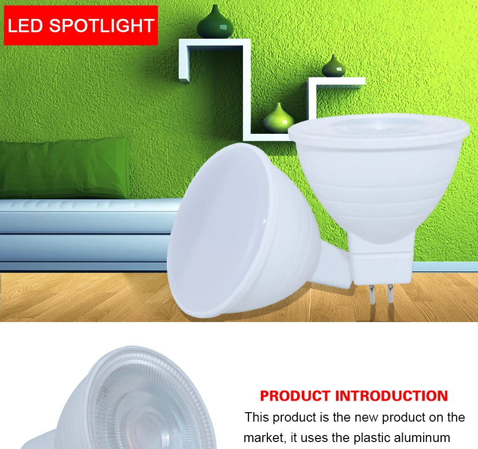 GU10 MR16 светодиодные лампы 5 W 7 W 220 V COB Чип Угол раскрытия луча 24 120 градусов Spotlight для экономии энергии дома комнатные лампочки лампада