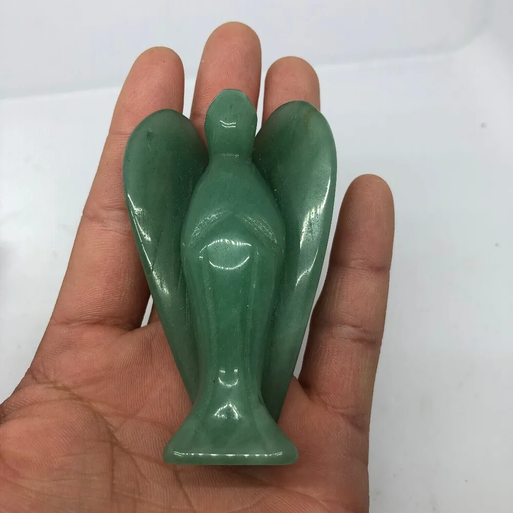 Натуральный кварцевый кристалл donglin нефрит ручное долото ангела камень для