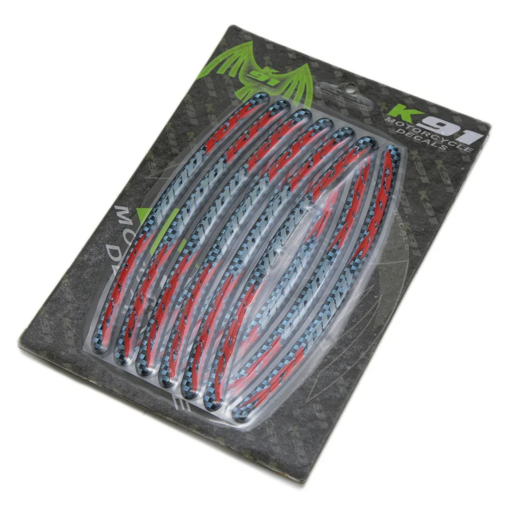 Светоотражающие наклейки на колеса мотоцикла декоративные переводные детали
