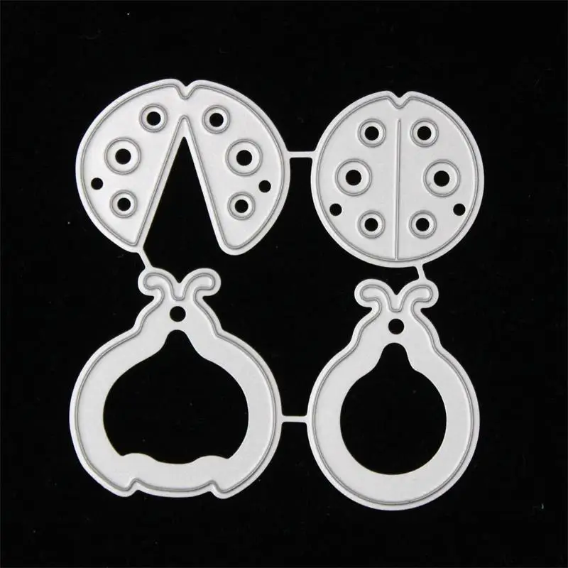 KSCRAFT Божья коровка металлические штампы трафареты для сделай сам