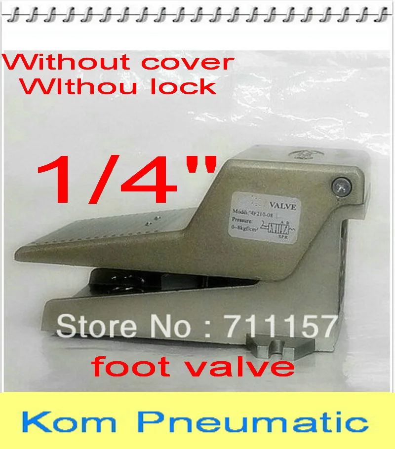 1 шт. пневматический ручной ножной клапан Airtac типа 5 1/4 дюйма BSP 4F210-08 2/5 5/2 Тип |