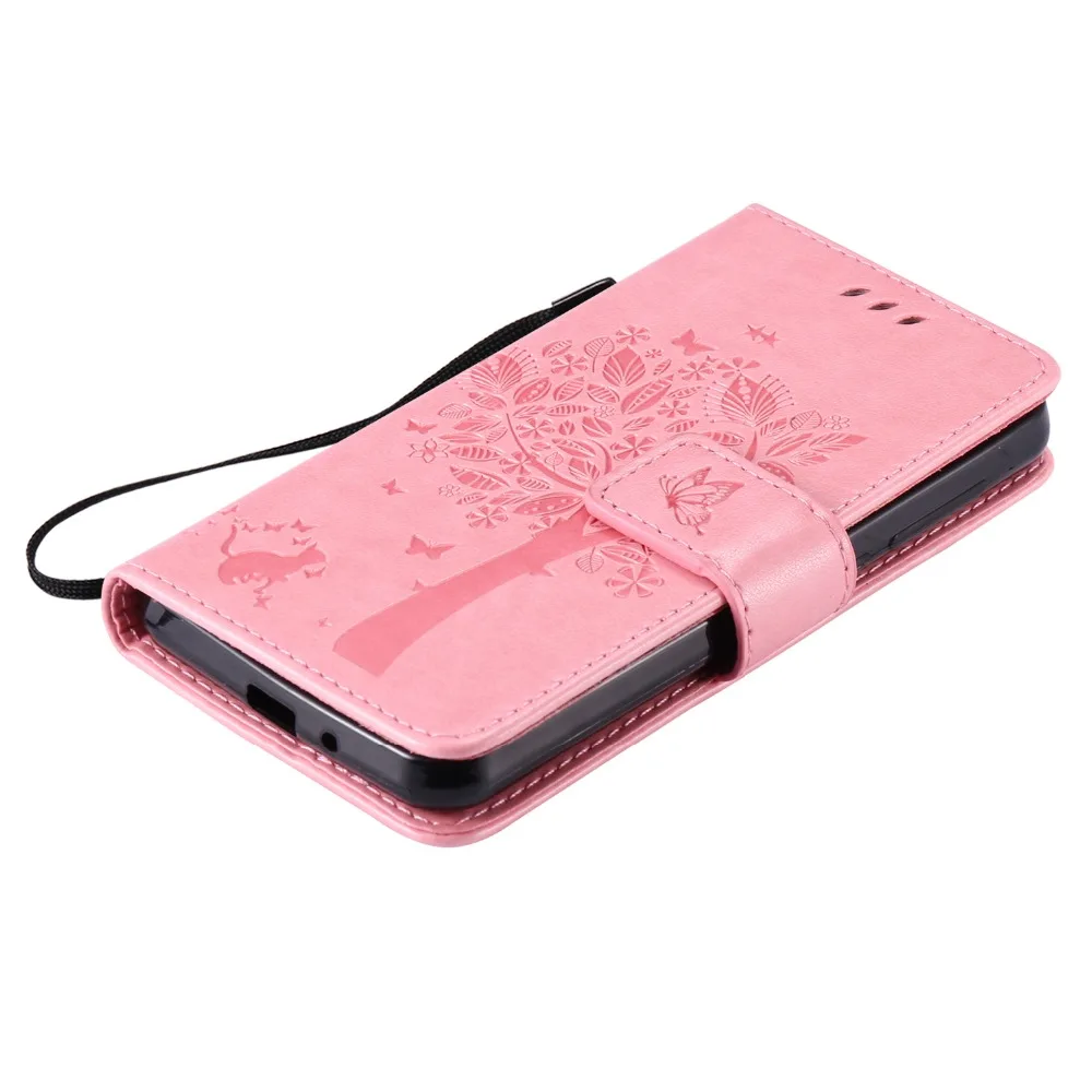 Кожаный чехол для coque huawei Y3 II Y3 2/huawei Y5II Y5 II 2 Чехол для huawei Y6 дерево узор сумки для мобильных телефонов+ держатель для карт