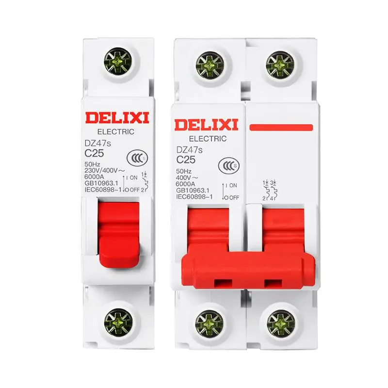 Выключатель DELIXI MCB 1P 10A 20A 32A 63A для автоматизации умного дома DIY|Модули дома| |