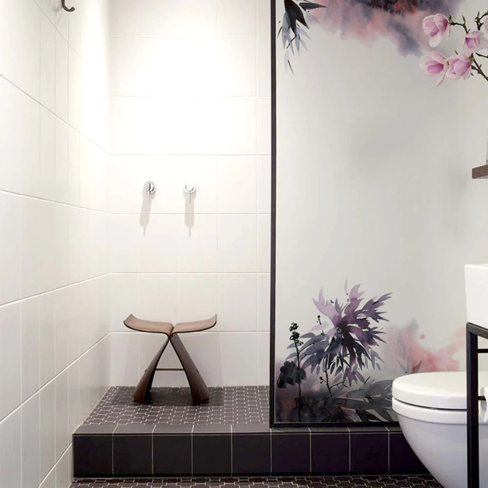 Матовая статическая липкая оконная пленка DICOR матовая непрозрачная наклейка для