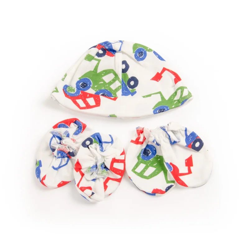 3 шт. перчатка для младенца перчатки с защитой от захвата шапка чехол ног защита