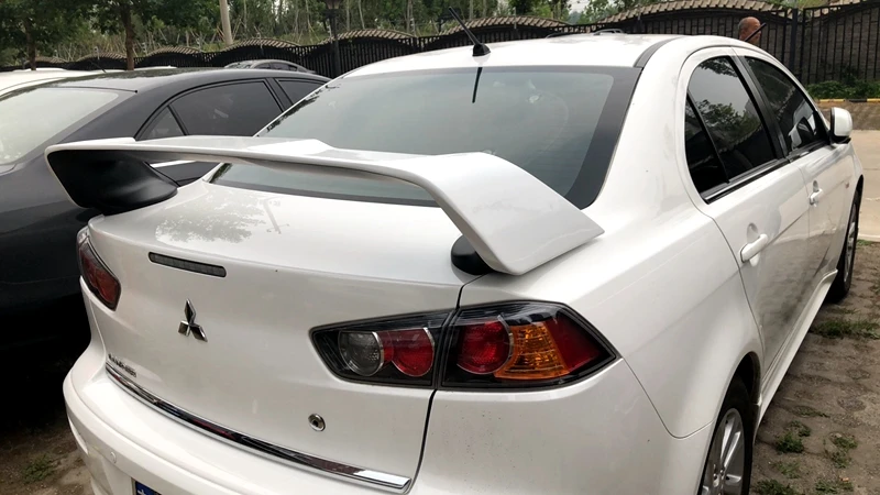 Для Mitsubishi Lancer EX 2006- тип спойлер высокого качества ABS спойлер грунтовка или любой цвет задний спойлер для Lancer EX
